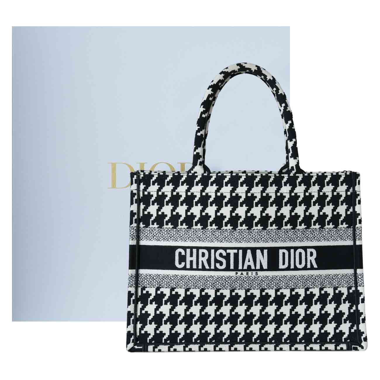 CHRISTIAN DIOR(USED)크리스찬디올 북토트 미디움